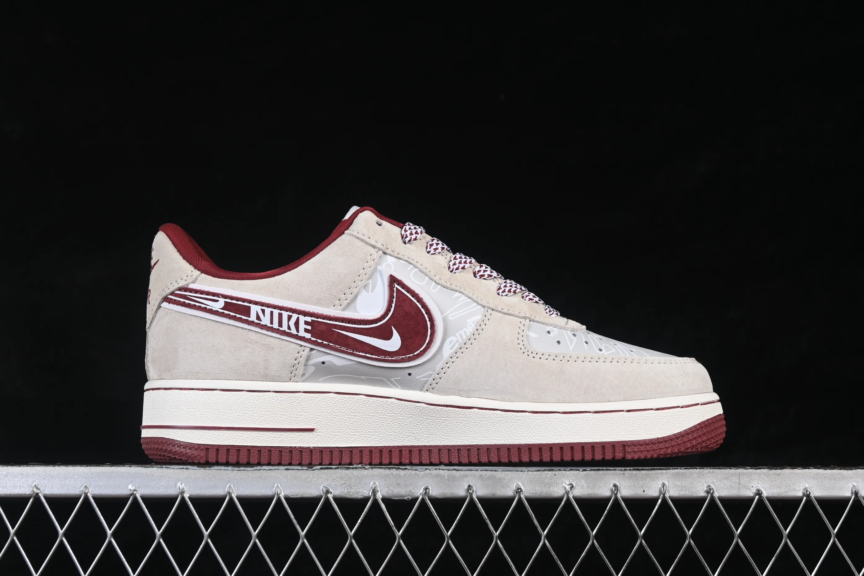 All Categories Nk Air Force 1 Air Force Series Nk Air Force 1 Low Air Force Low Nike Air Force 1'07 Low Light Rice Wine Red Air Force One Low Casual Shoes SS1979-012